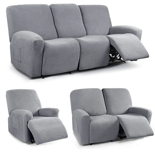 1/2/3 Seater Stretchy Spandex Reclining Sofa Cover Sofa & Chair Covers