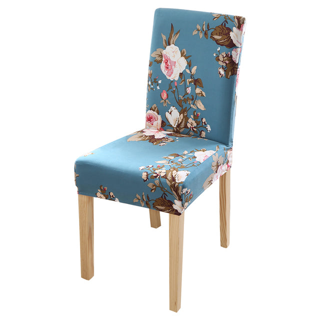 1/2/4/6Pcs Printed Flower Elastic Chair Cover Sofa & Chair Covers