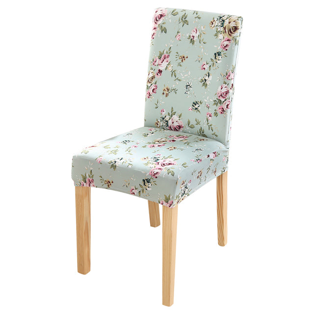 1/2/4/6Pcs Printed Flower Elastic Chair Cover Sofa & Chair Covers