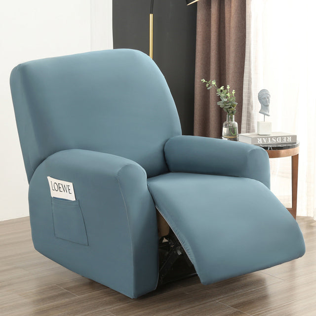 Teal 4 pieces Waterproof Recliner Sofa Cover for Living Room Sofa & Chair Covers