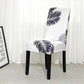 1/2/4/6 Pcs Elastic Print Dining Chair Cover Sofa & Chair Covers