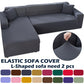 Elastic L-Shaped Sofa Cover | 1, 2, 3 or 4 Seater | All Seasons | Living Room | Sofa & Chair Covers