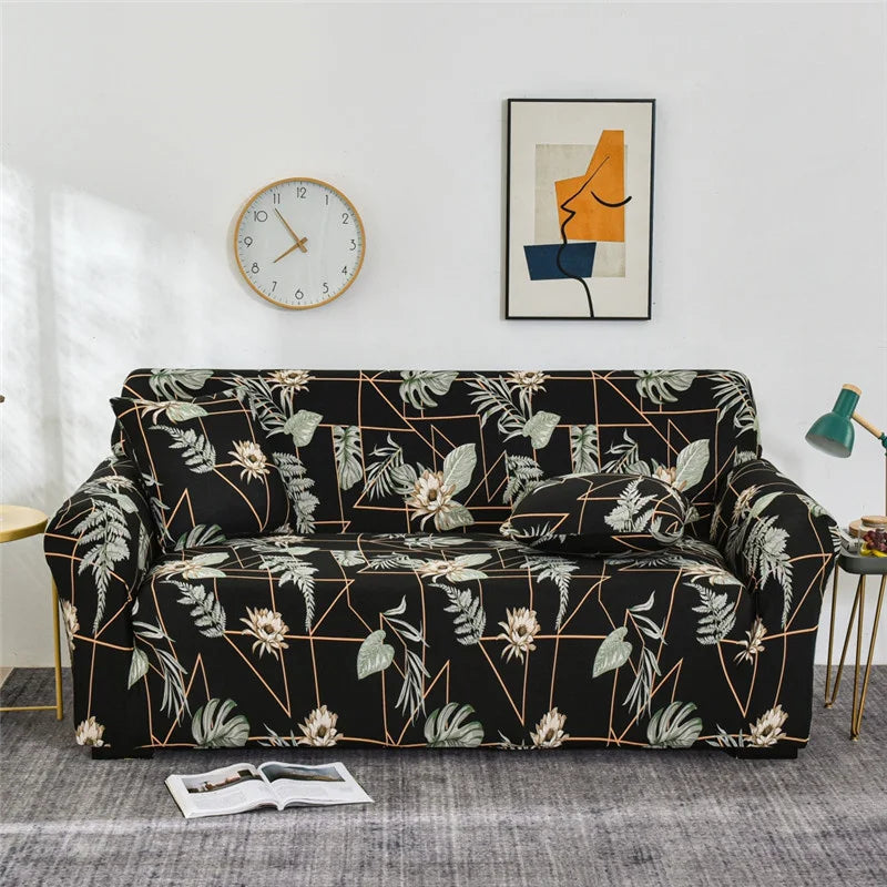 Geometric Sofa Cover - Non-Slip & Elastic - Available in 1, 2, 3 and 4 Seater in Various Patterns Sofa & Chair Covers