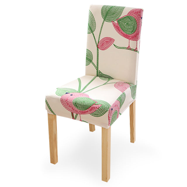 1/2/4/6Pcs Printed Flower Elastic Chair Cover Sofa & Chair Covers