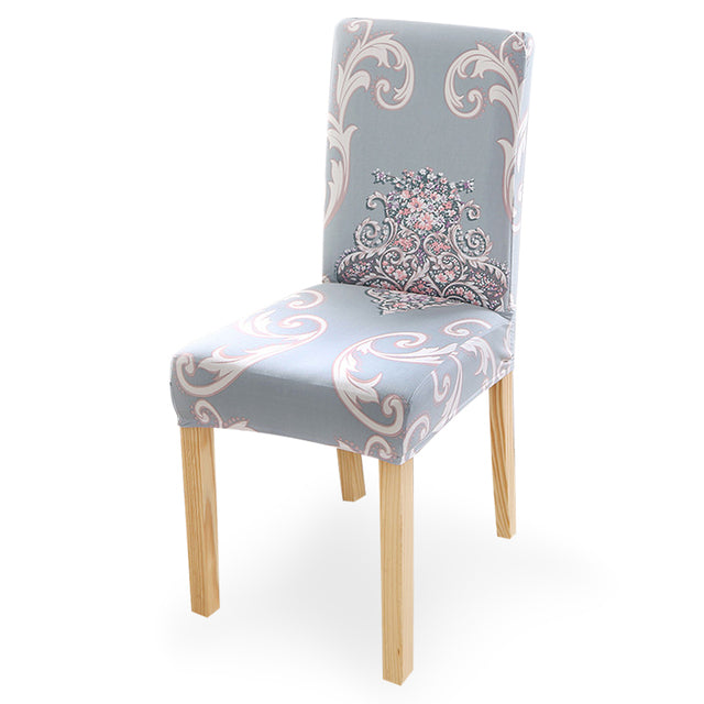 1/2/4/6Pcs Printed Flower Elastic Chair Cover Sofa & Chair Covers