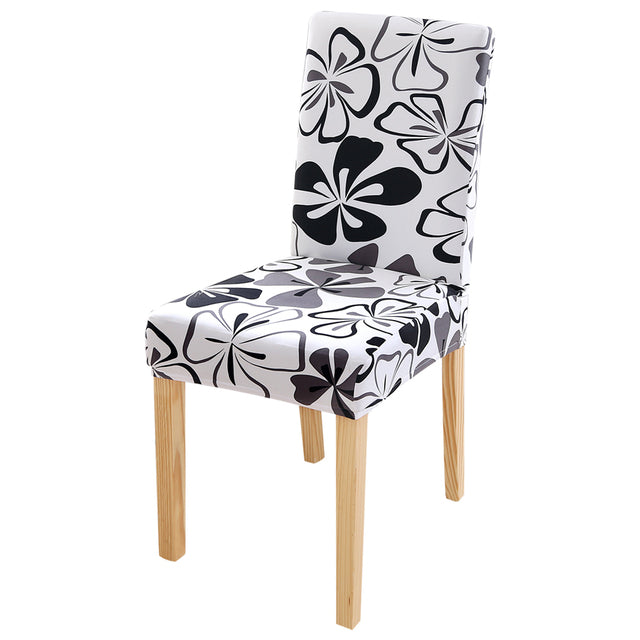 1/2/4/6Pcs Printed Flower Elastic Chair Cover Sofa & Chair Covers