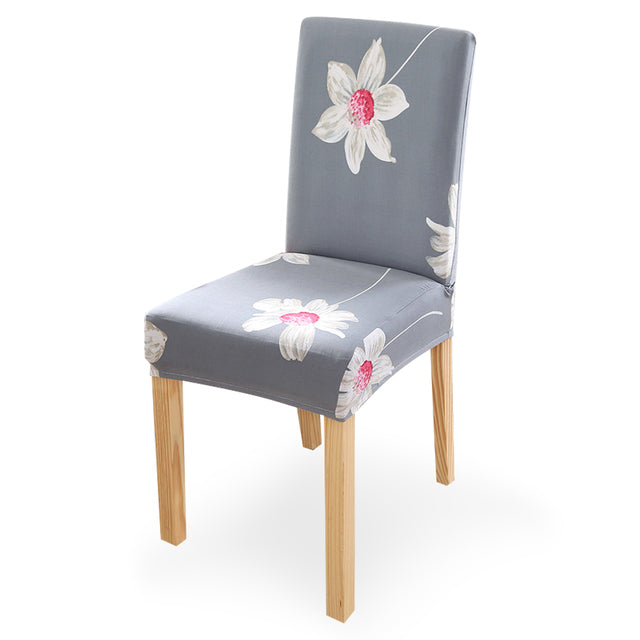 1/2/4/6Pcs Printed Flower Elastic Chair Cover Sofa & Chair Covers