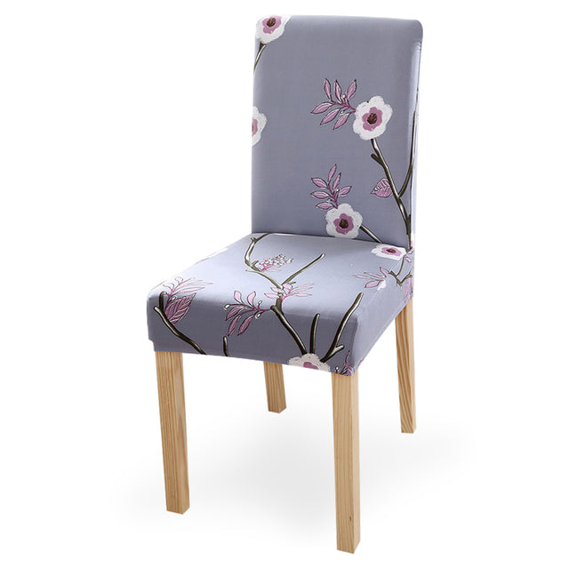 1/2/4/6Pcs Printed Flower Elastic Chair Cover Sofa & Chair Covers